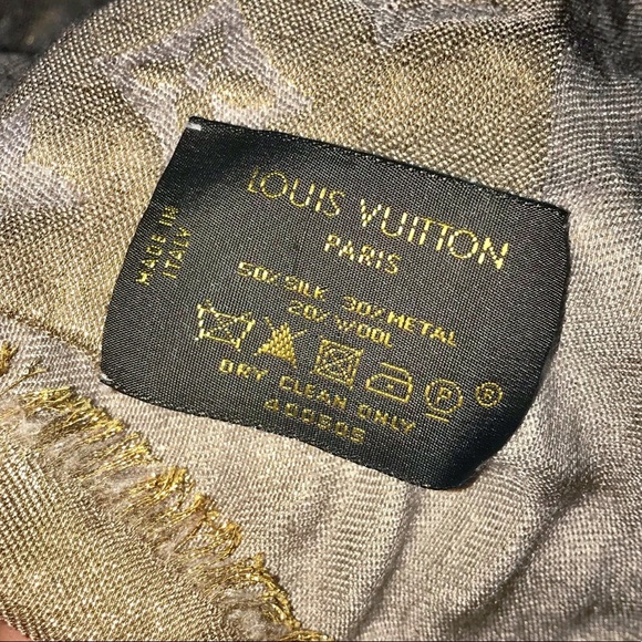Louis Vuitton silk shawl scarf - Picture 8 of 8